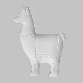 Ceramic Bisque Rama Llama Dish - Case of 6 Ceramic Bisque Rama Llama Dish - Case of 6